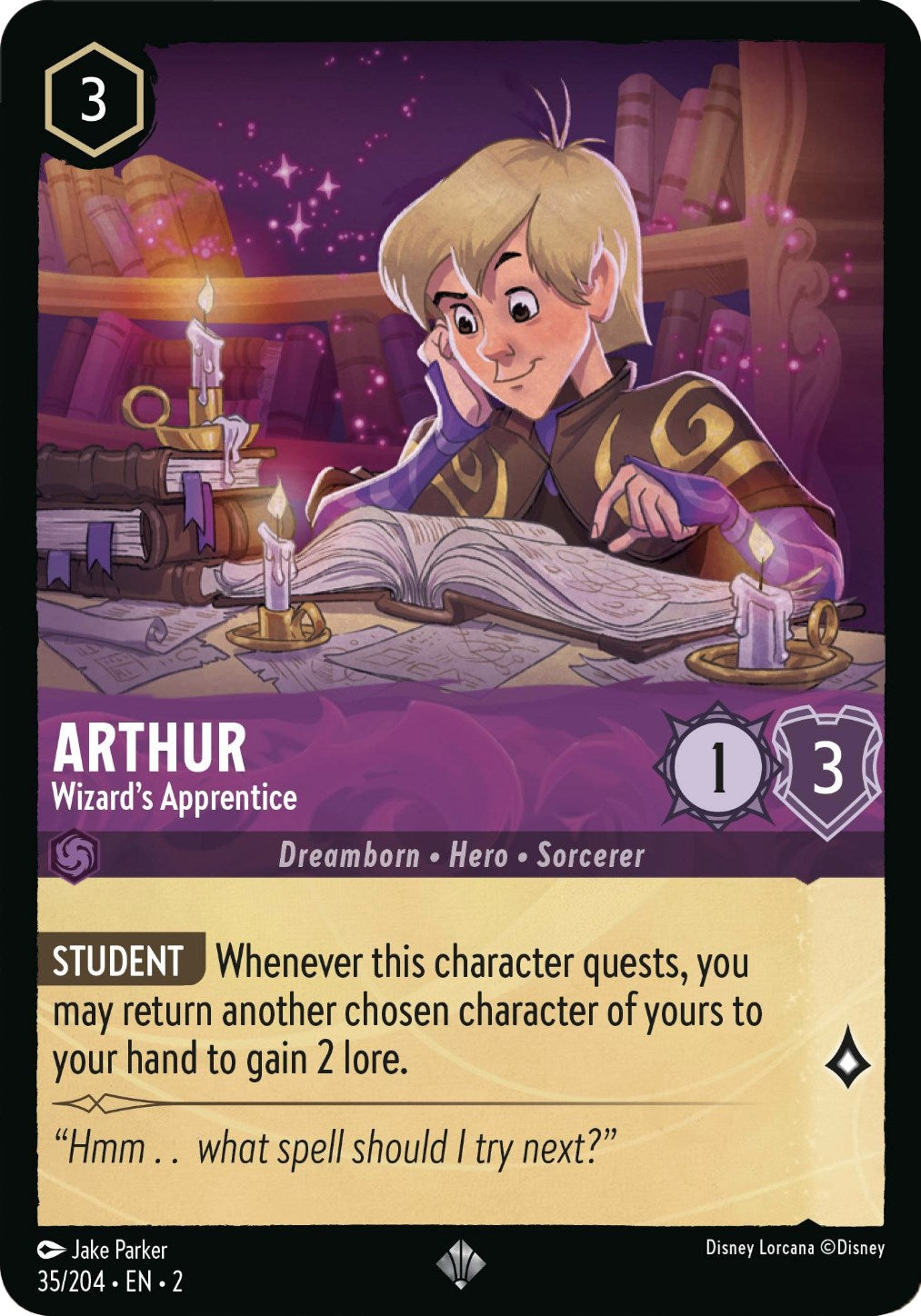 Arthur - Wizard's Apprentice (35/204) [Rise of the Floodborn] | I Want That Stuff Brandon