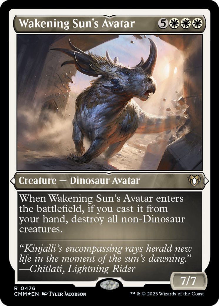 Wakening Sun's Avatar (Foil Etched) [Commander Masters] | I Want That Stuff Brandon