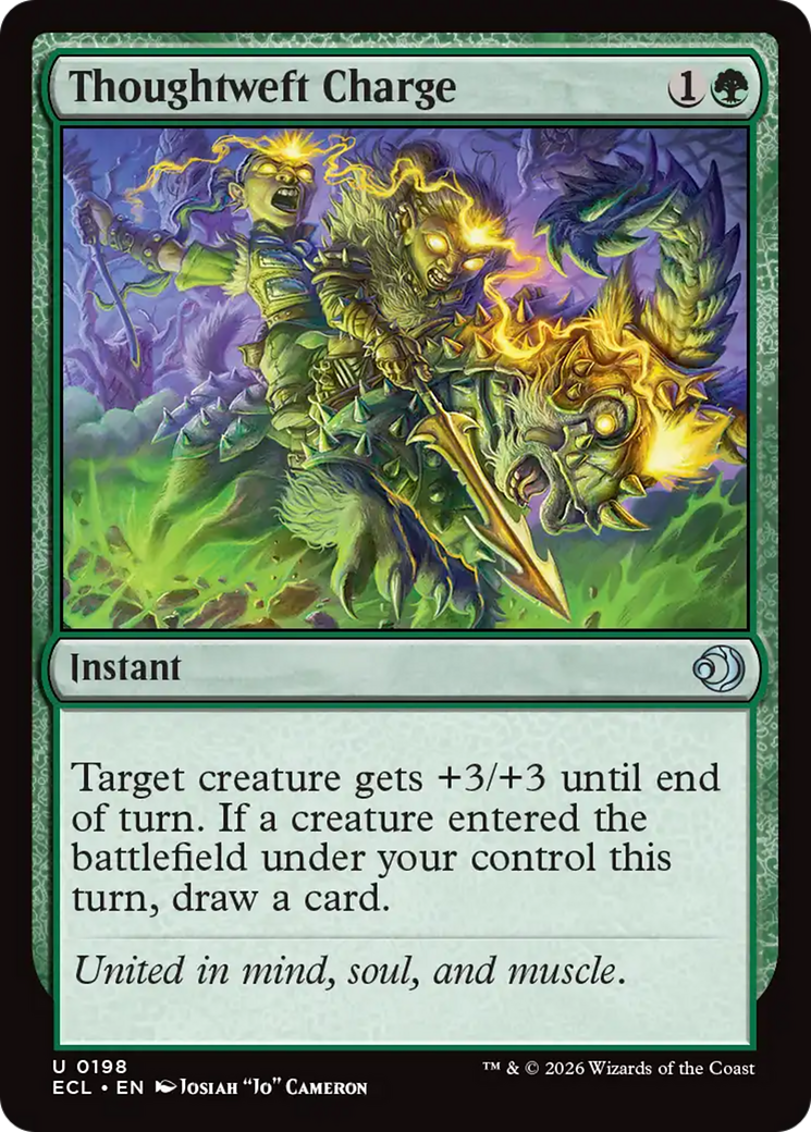 Thoughtweft Charge [Lorwyn Eclipsed] | I Want That Stuff Brandon