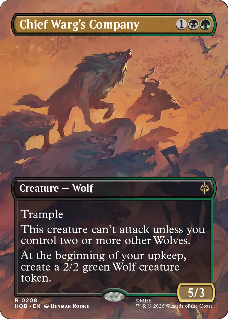Chief Warg's Company (Borderless) [The Hobbit] | I Want That Stuff Brandon
