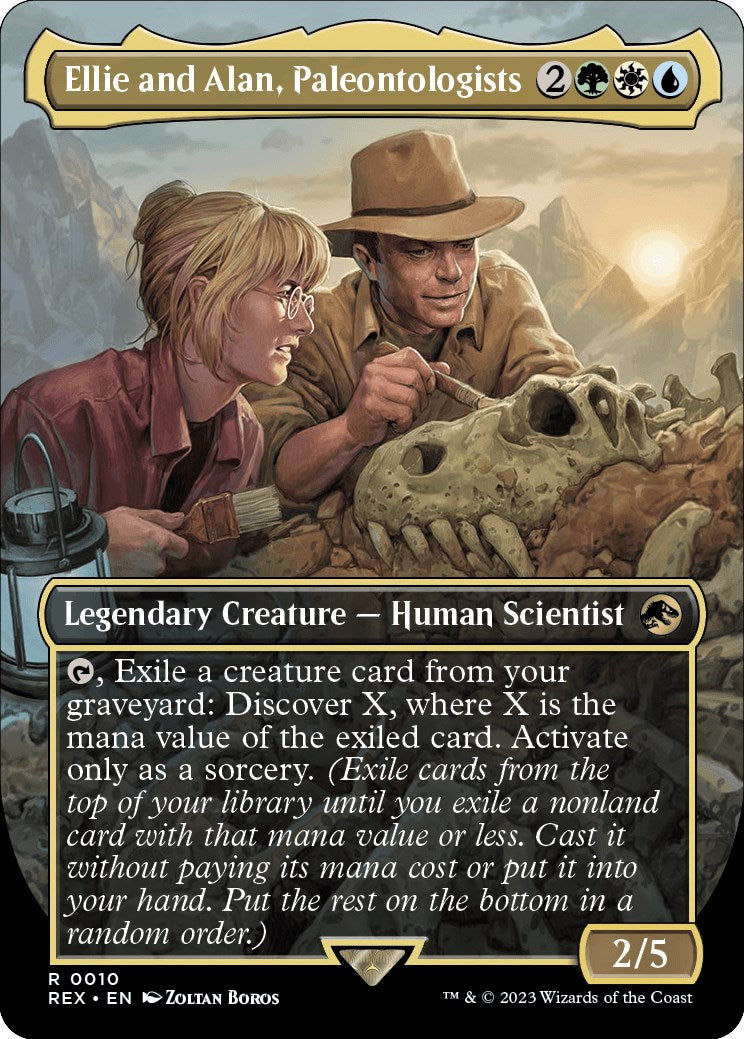 Ellie and Alan, Paleontologists (Borderless) [Jurassic World Collection] | I Want That Stuff Brandon