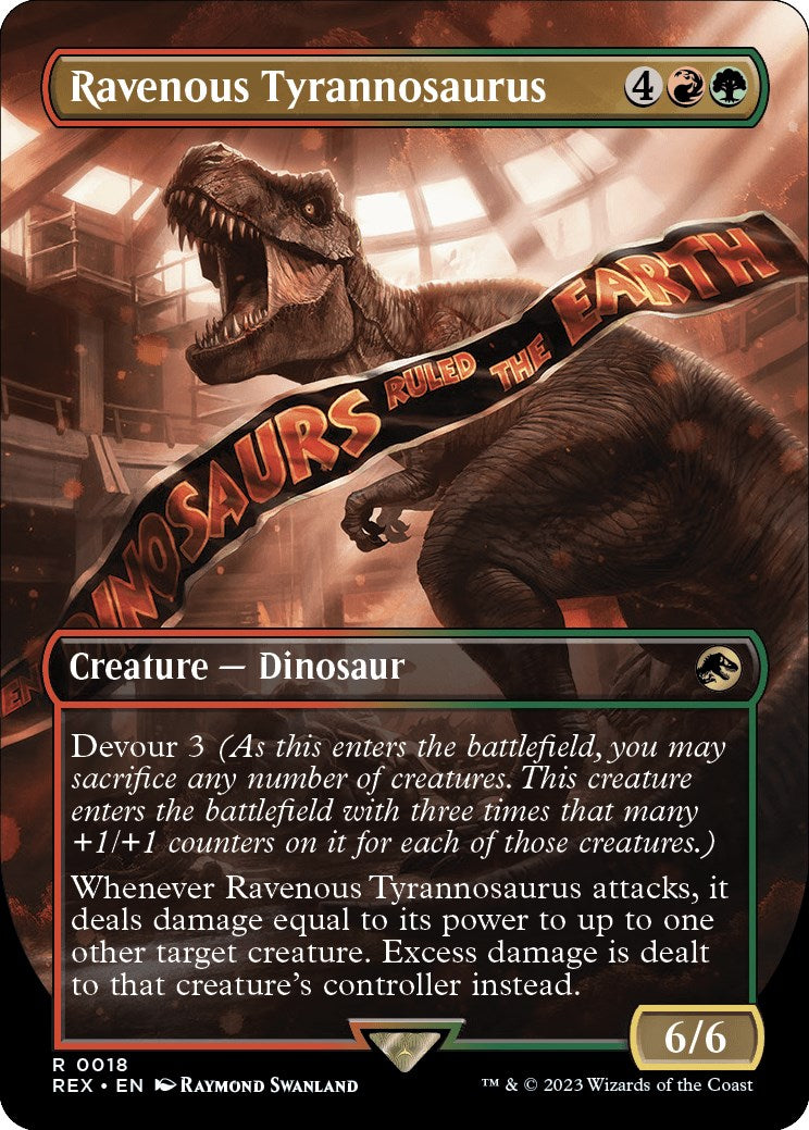 Ravenous Tyrannosaurus (Borderless) [Jurassic World Collection] | I Want That Stuff Brandon