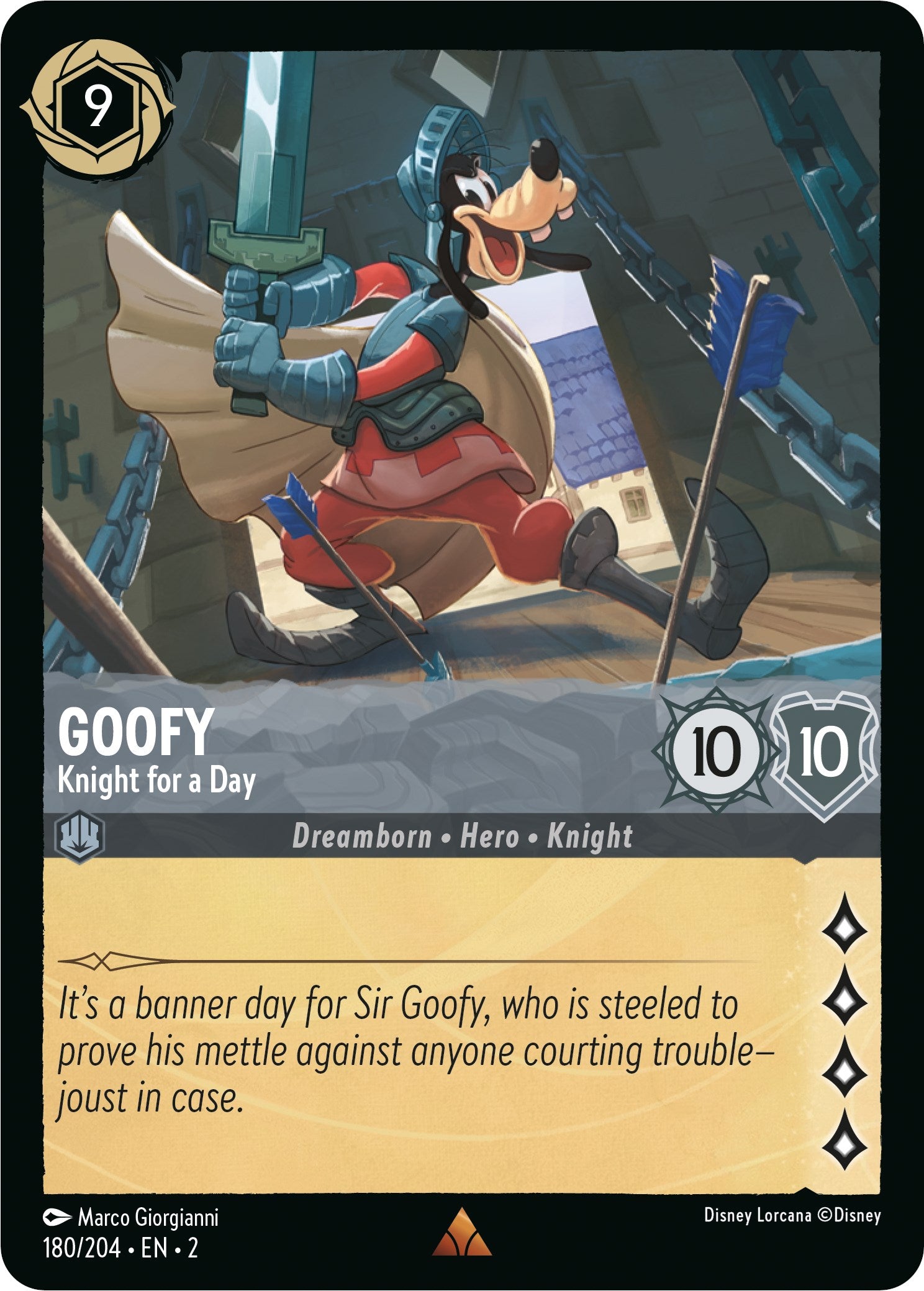 Goofy - Knight for a Day (180/204) [Rise of the Floodborn] | I Want That Stuff Brandon