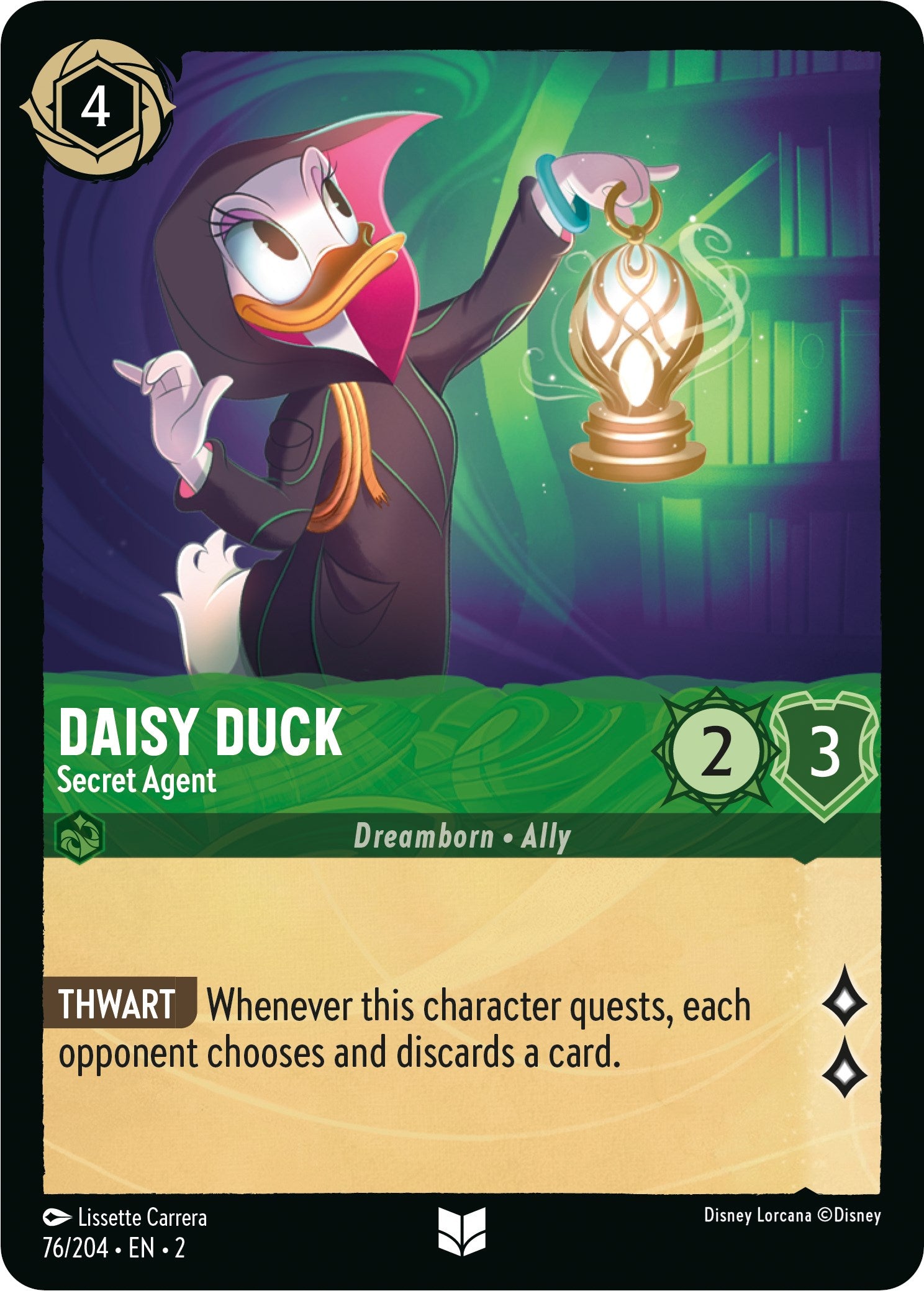 Daisy Duck - Secret Agent (76/204) [Rise of the Floodborn] | I Want That Stuff Brandon