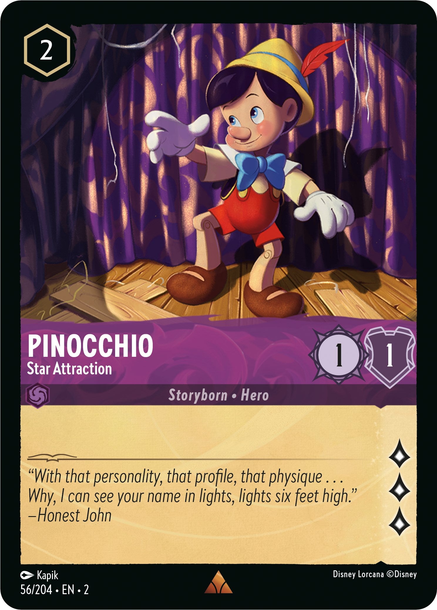 Pinocchio - Star Attraction (56/204) [Rise of the Floodborn] | I Want That Stuff Brandon