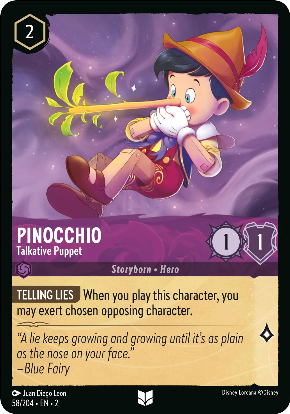 Pinocchio - Talkative Puppet (58/204) [Rise of the Floodborn] | I Want That Stuff Brandon