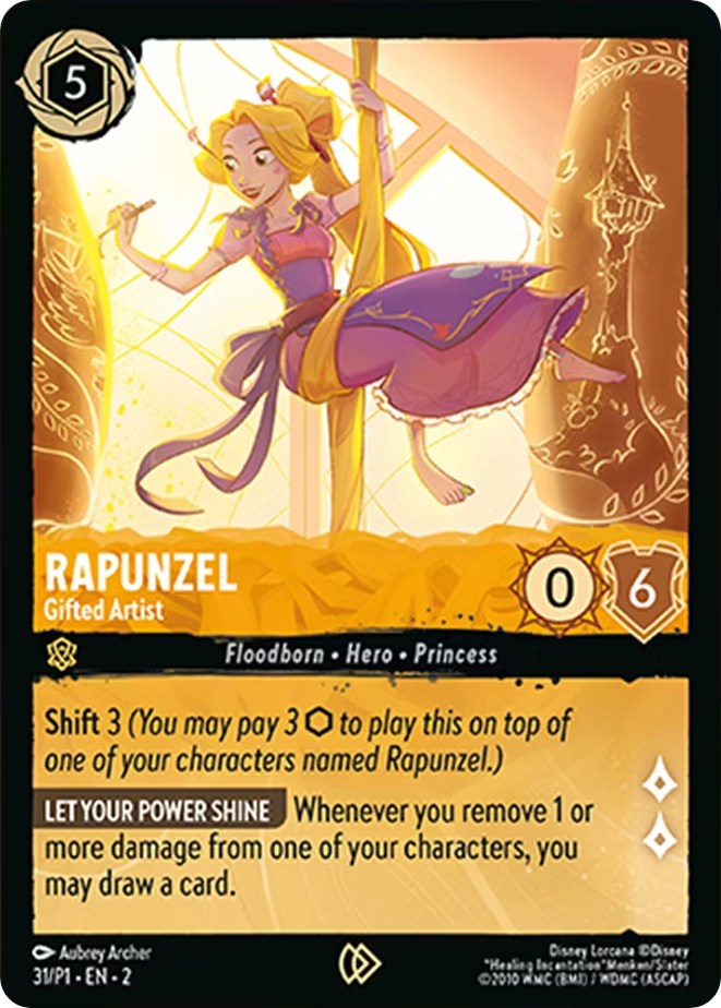 Rapunzel - Gifted Artist (31) [Promo Cards] | I Want That Stuff Brandon