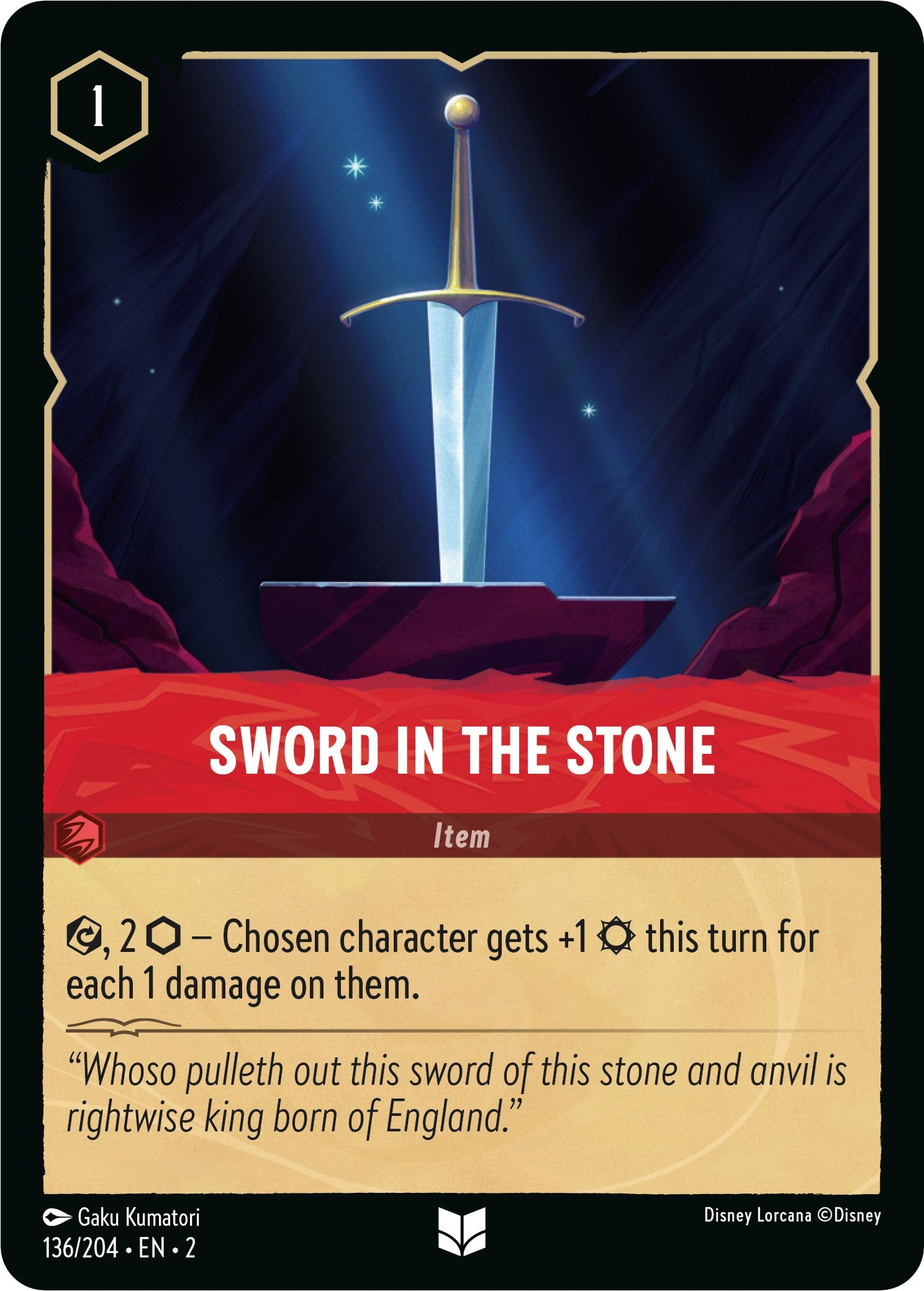 Sword in the Stone (136/204) [Rise of the Floodborn] | I Want That Stuff Brandon