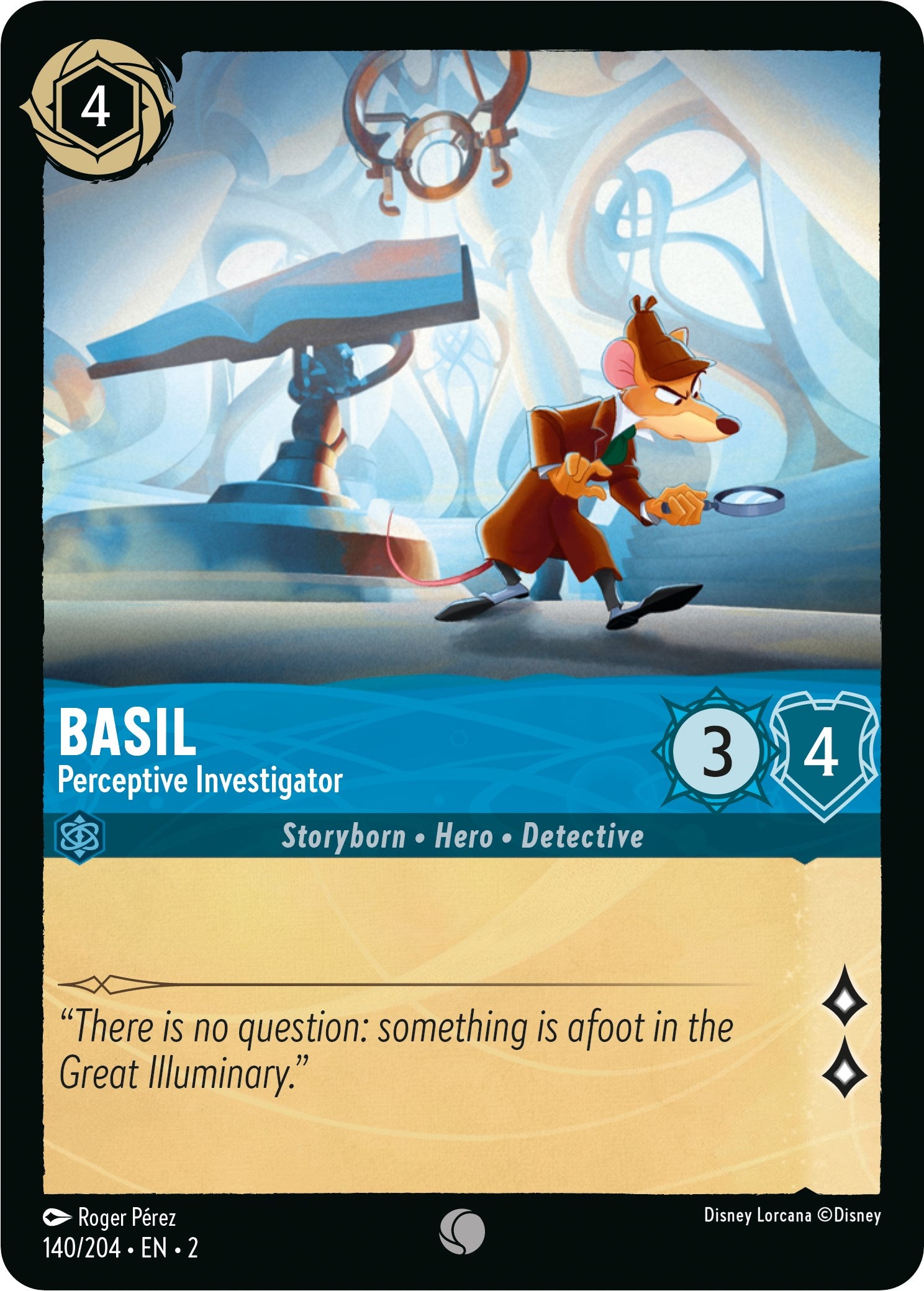 Basil - Perceptive Investigator (140/204) [Rise of the Floodborn] | I Want That Stuff Brandon