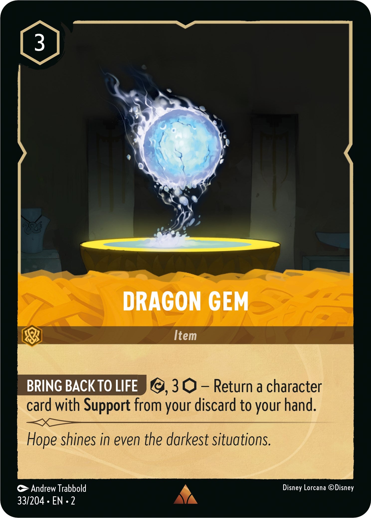 Dragon Gem (33/204) [Rise of the Floodborn] | I Want That Stuff Brandon
