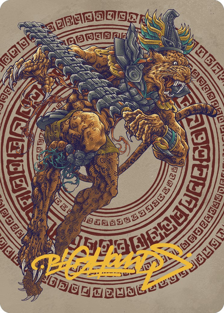 Sovereign Okinec Ahau Art Card (Gold-Stamped Signature) [The Lost Caverns of Ixalan Art Series] | I Want That Stuff Brandon