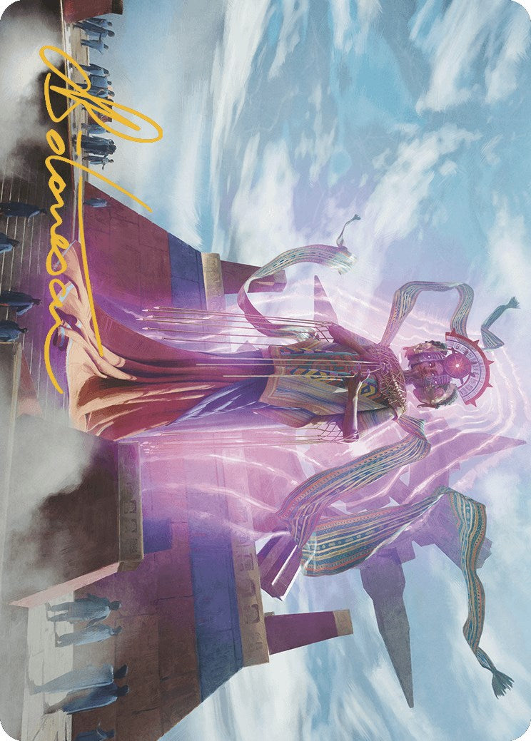 Ojer Taq, Deepest Foundation Art Card (4/81) (Gold-Stamped Signature) [The Lost Caverns of Ixalan Art Series] | I Want That Stuff Brandon