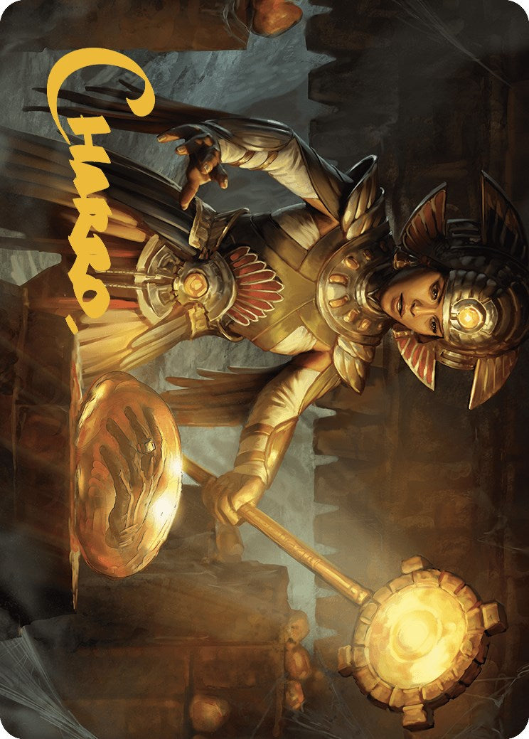 Curator of Sun's Creation Art Card (Gold-Stamped Signature) [The Lost Caverns of Ixalan Art Series] | I Want That Stuff Brandon