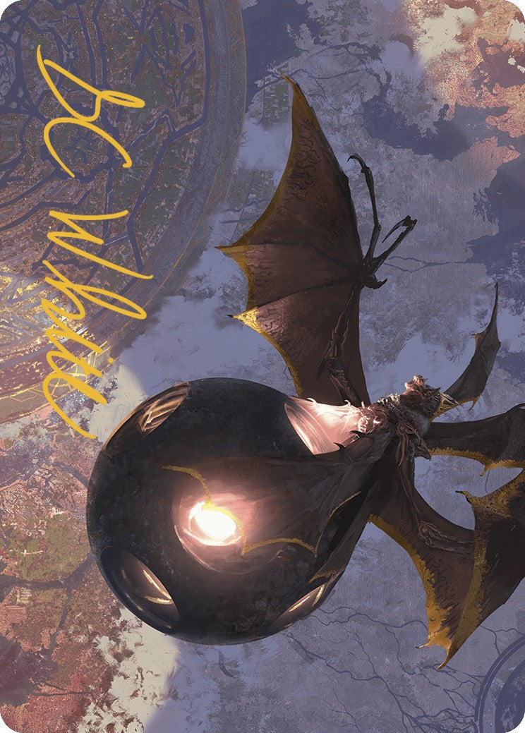 Malicious Eclipse Art Card (Gold-Stamped Signature) [The Lost Caverns of Ixalan Art Series] | I Want That Stuff Brandon