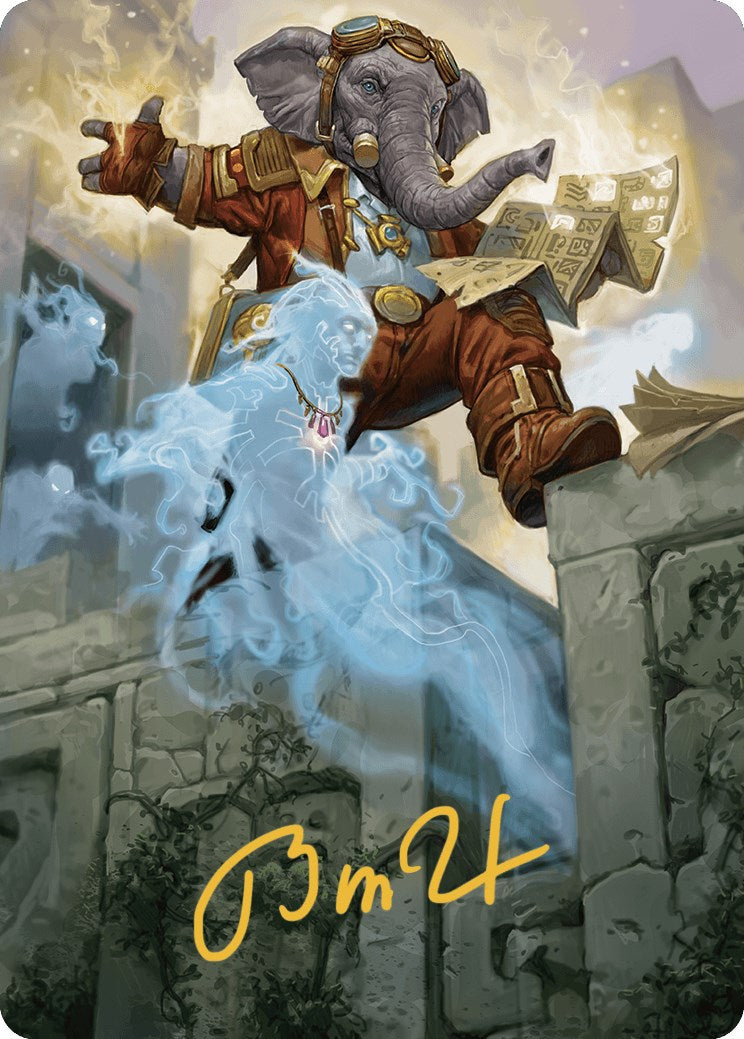 Quintorius Kand Art Card (37/81) (Gold-Stamped Signature) [The Lost Caverns of Ixalan Art Series] | I Want That Stuff Brandon