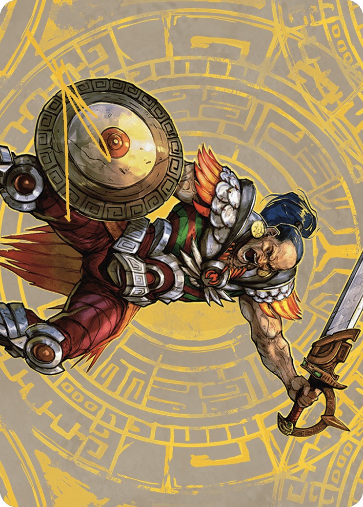 Inti, Seneschal of the Sun Art Card (Gold-Stamped Signature) [The Lost Caverns of Ixalan Art Series] | I Want That Stuff Brandon