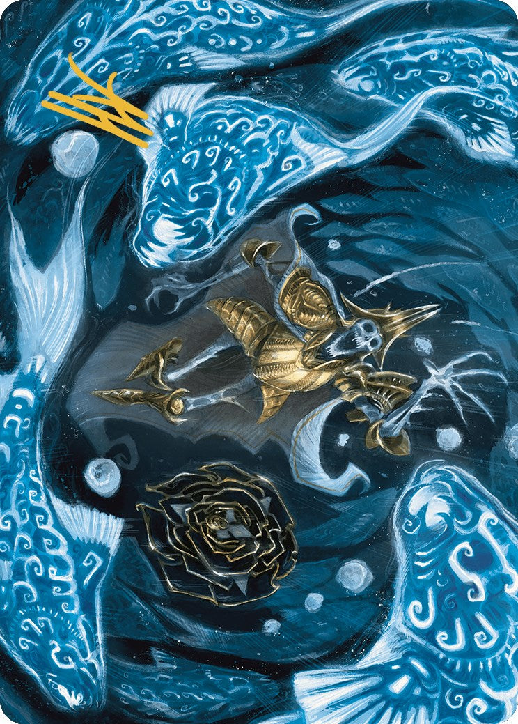 Eaten by Piranhas Art Card (Gold-Stamped Signature) [The Lost Caverns of Ixalan Art Series] | I Want That Stuff Brandon