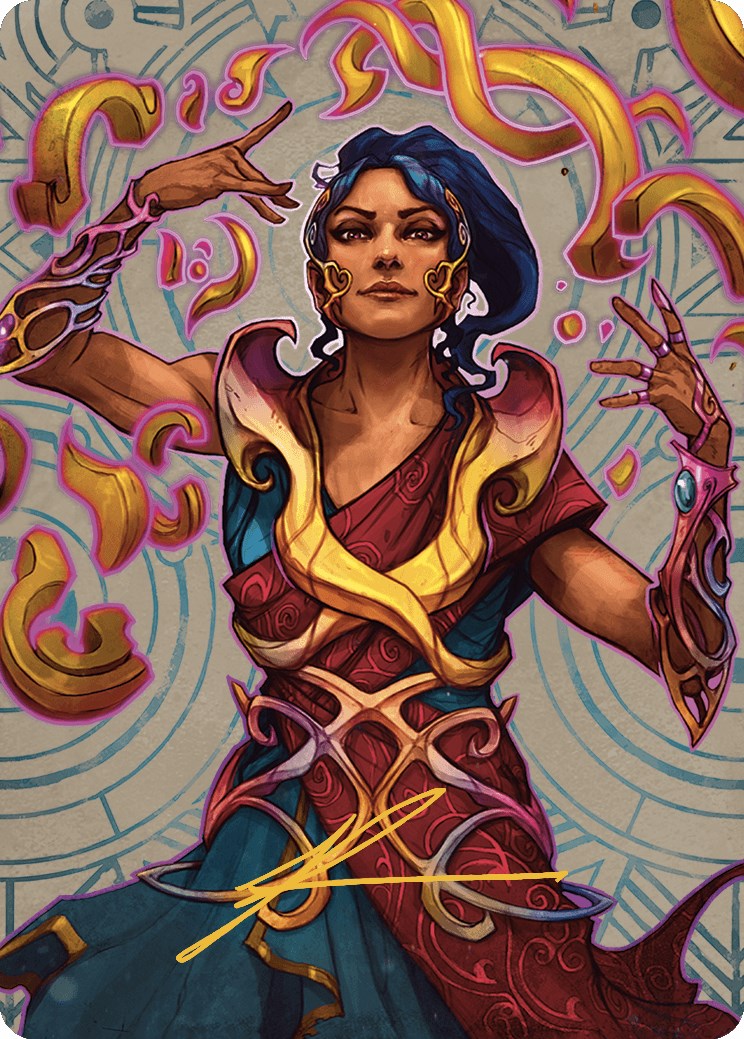 Saheeli, the Sun's Brilliance Art Card (Gold-Stamped Signature) [The Lost Caverns of Ixalan Art Series] | I Want That Stuff Brandon