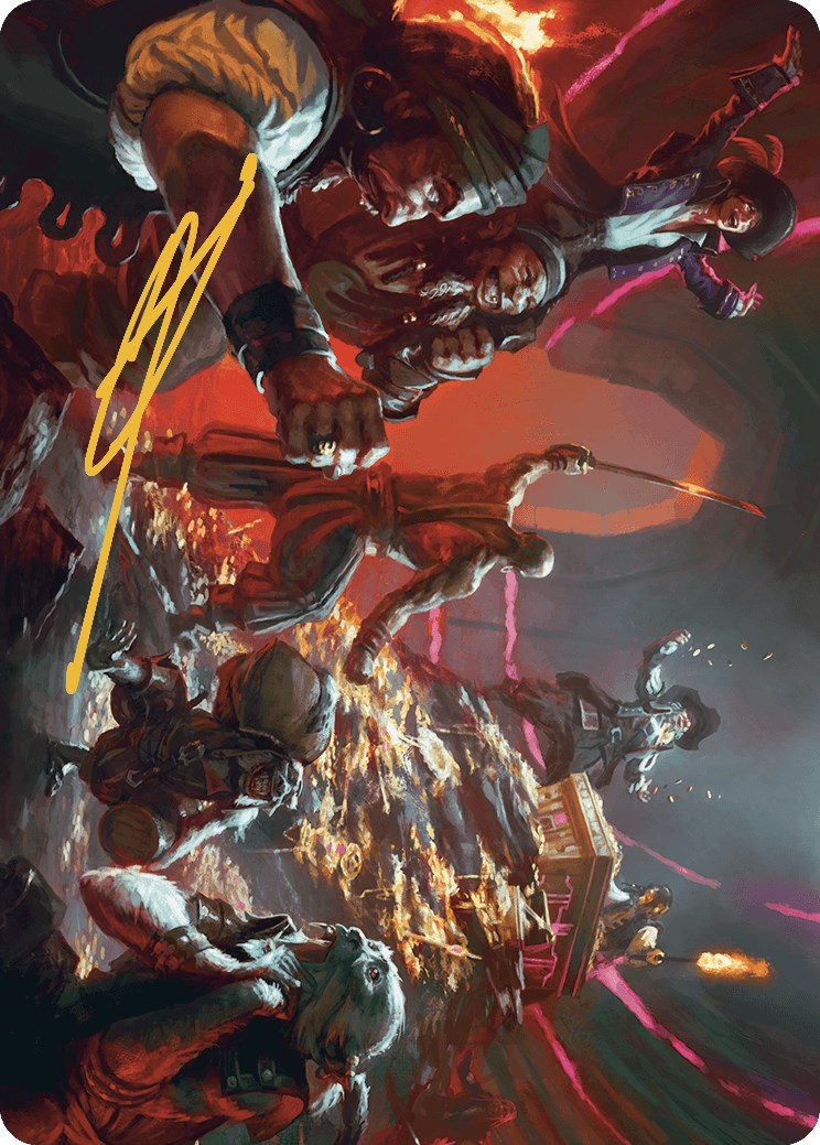 Hit the Mother Lode Art Card (Gold-Stamped Signature) [The Lost Caverns of Ixalan Art Series] | I Want That Stuff Brandon