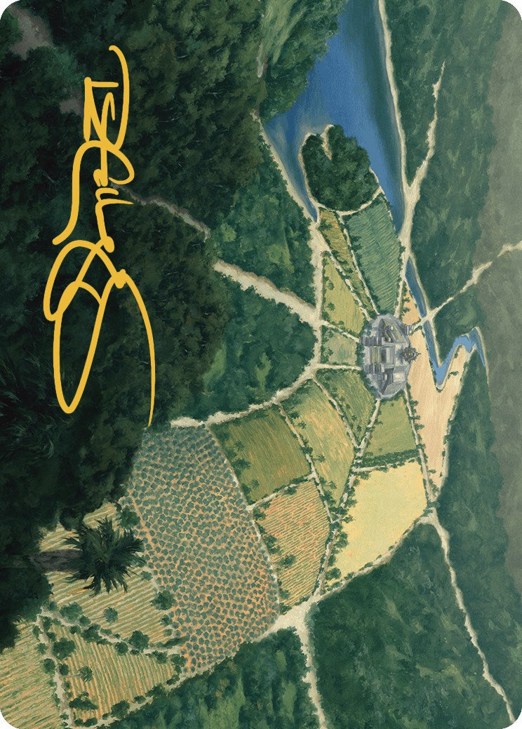 Restless Prairie Art Card (Gold-Stamped Signature) [The Lost Caverns of Ixalan Art Series] | I Want That Stuff Brandon