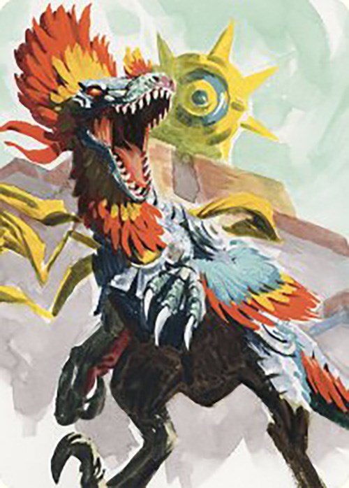 Pantlaza, Sun-Favored Art Card [The Lost Caverns of Ixalan Art Series] | I Want That Stuff Brandon