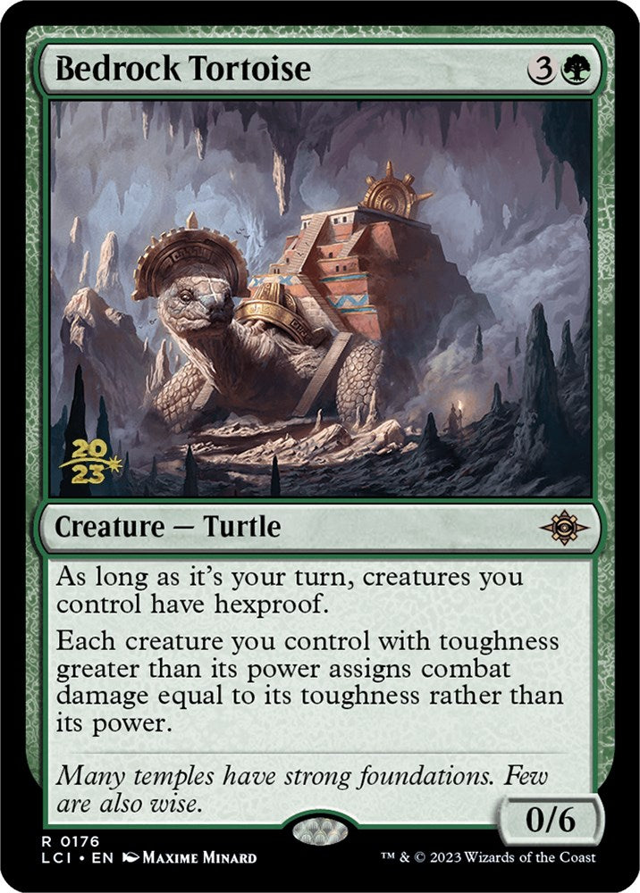 Bedrock Tortoise [The Lost Caverns of Ixalan Prerelease Cards] | I Want That Stuff Brandon