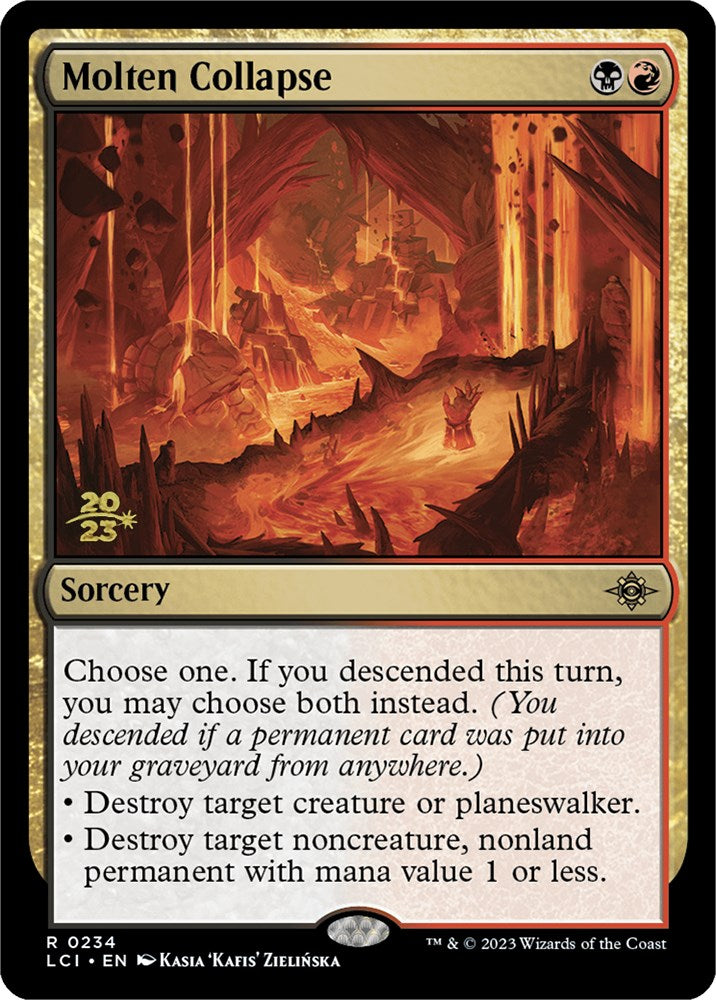 Molten Collapse [The Lost Caverns of Ixalan Prerelease Cards] | I Want That Stuff Brandon