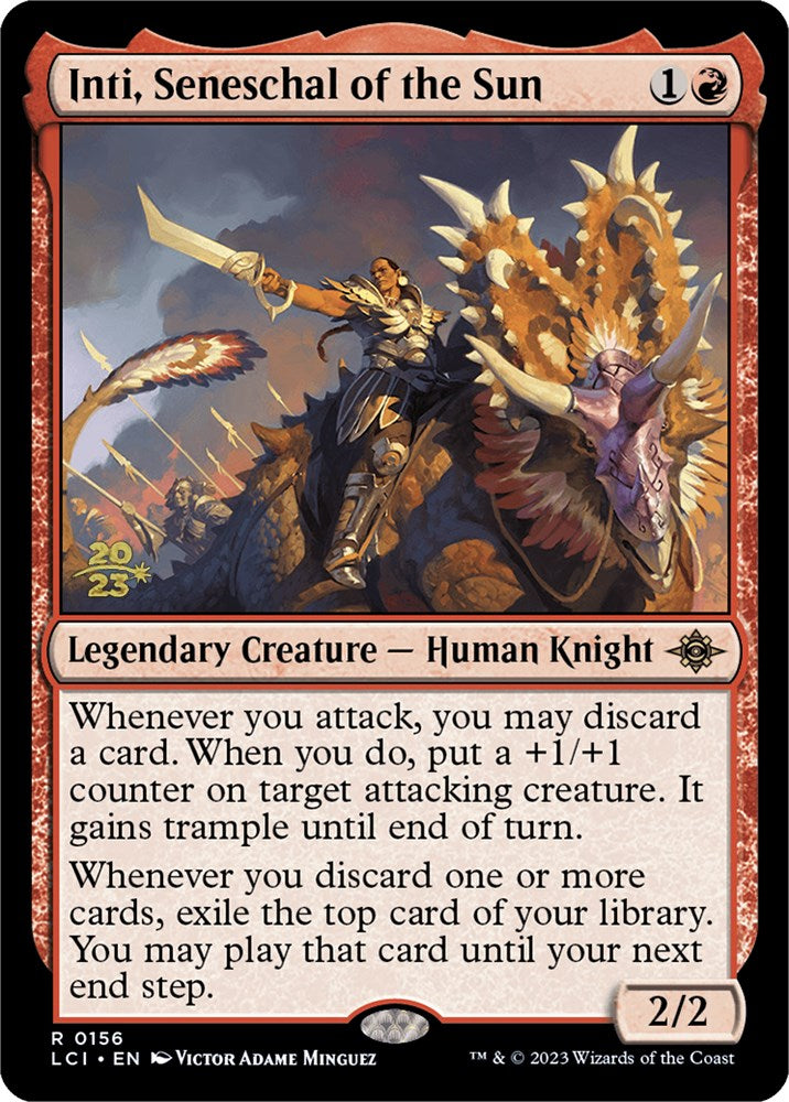 Inti, Seneschal of the Sun [The Lost Caverns of Ixalan Prerelease Cards] | I Want That Stuff Brandon