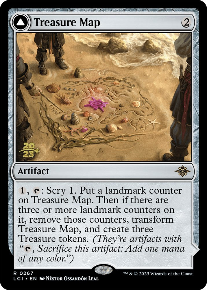 Treasure Map // Treasure Cove [The Lost Caverns of Ixalan Prerelease Cards] | I Want That Stuff Brandon