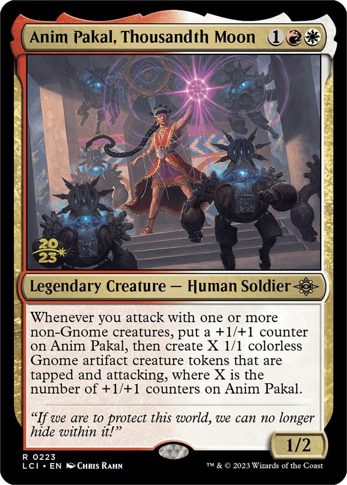 Anim Pakal, Thousandth Moon [The Lost Caverns of Ixalan Prerelease Cards] | I Want That Stuff Brandon