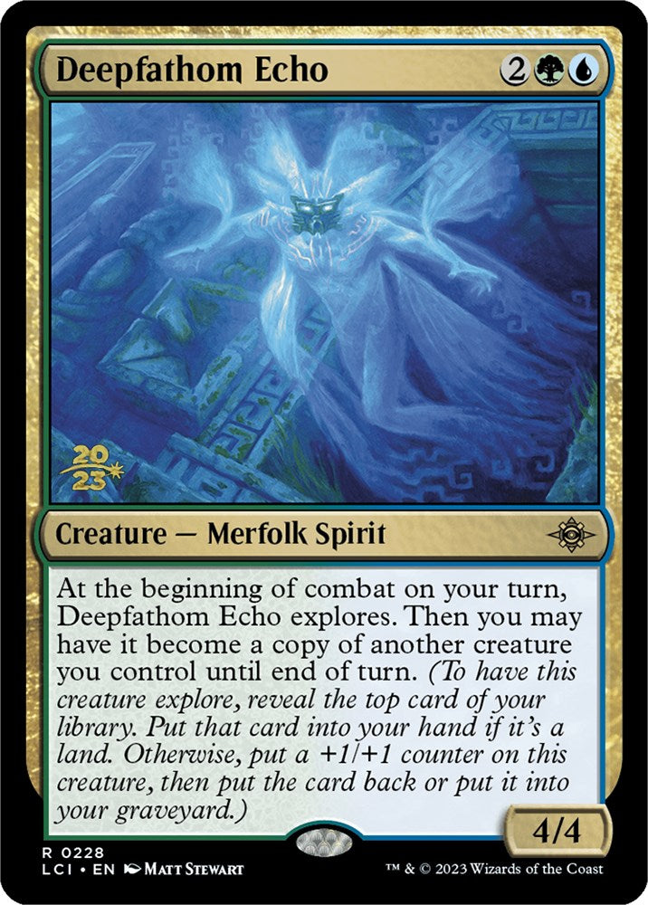 Deepfathom Echo [The Lost Caverns of Ixalan Prerelease Cards] | I Want That Stuff Brandon