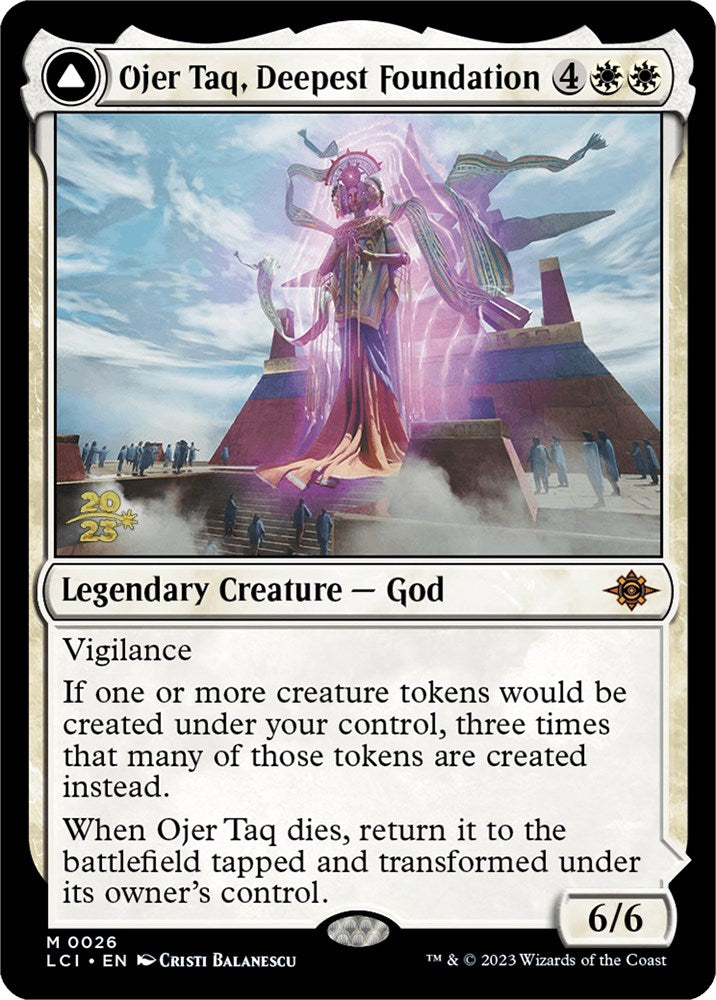 Ojer Taq, Deepest Foundation // Temple of Civilization [The Lost Caverns of Ixalan Prerelease Cards] | I Want That Stuff Brandon