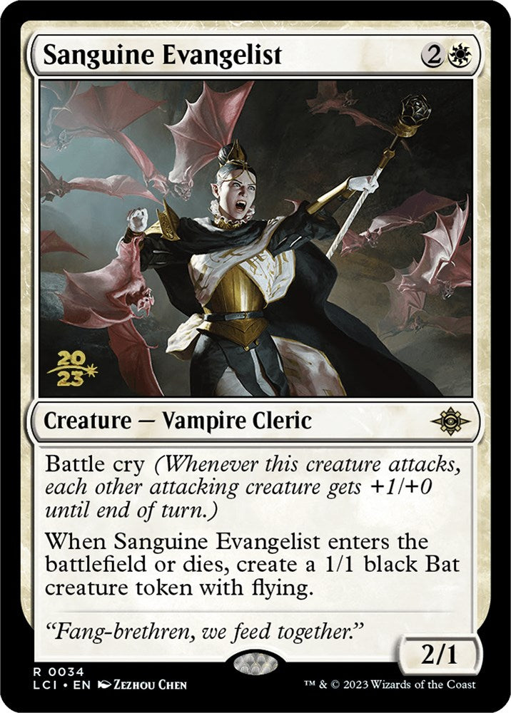 Sanguine Evangelist [The Lost Caverns of Ixalan Prerelease Cards] | I Want That Stuff Brandon