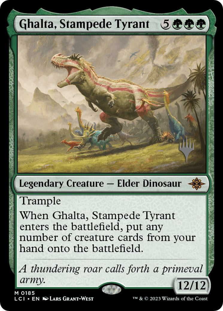 Ghalta, Stampede Tyrant (Promo Pack) [The Lost Caverns of Ixalan Promos] | I Want That Stuff Brandon