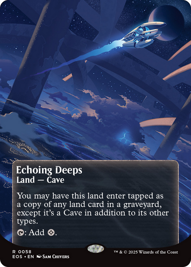 Echoing Deeps (0058) (Borderless) [Edge of Eternities: Stellar Sights] | I Want That Stuff Brandon