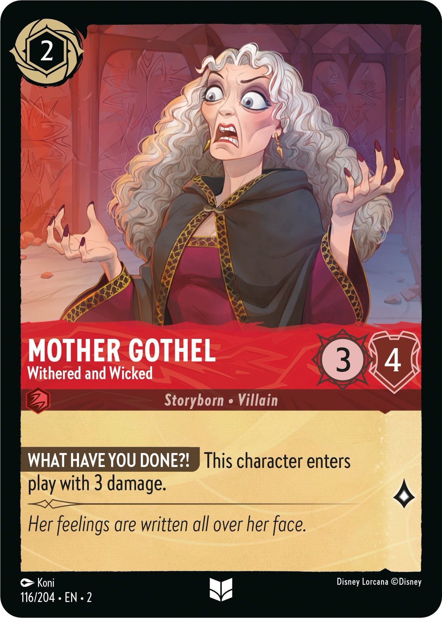 Mother Gothel - Withered and Wicked (116/204) [Rise of the Floodborn] | I Want That Stuff Brandon