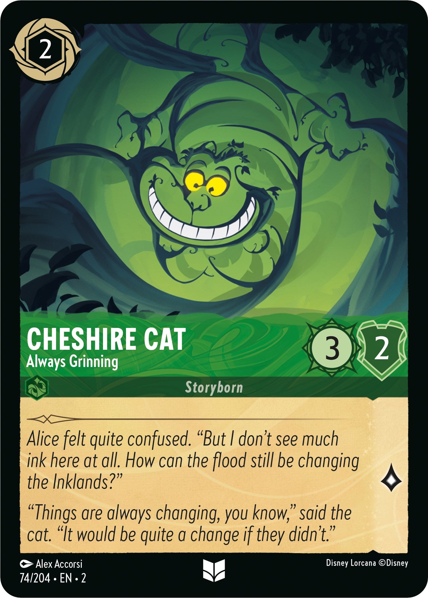 Cheshire Cat - Always Grinning (74/204) [Rise of the Floodborn] | I Want That Stuff Brandon