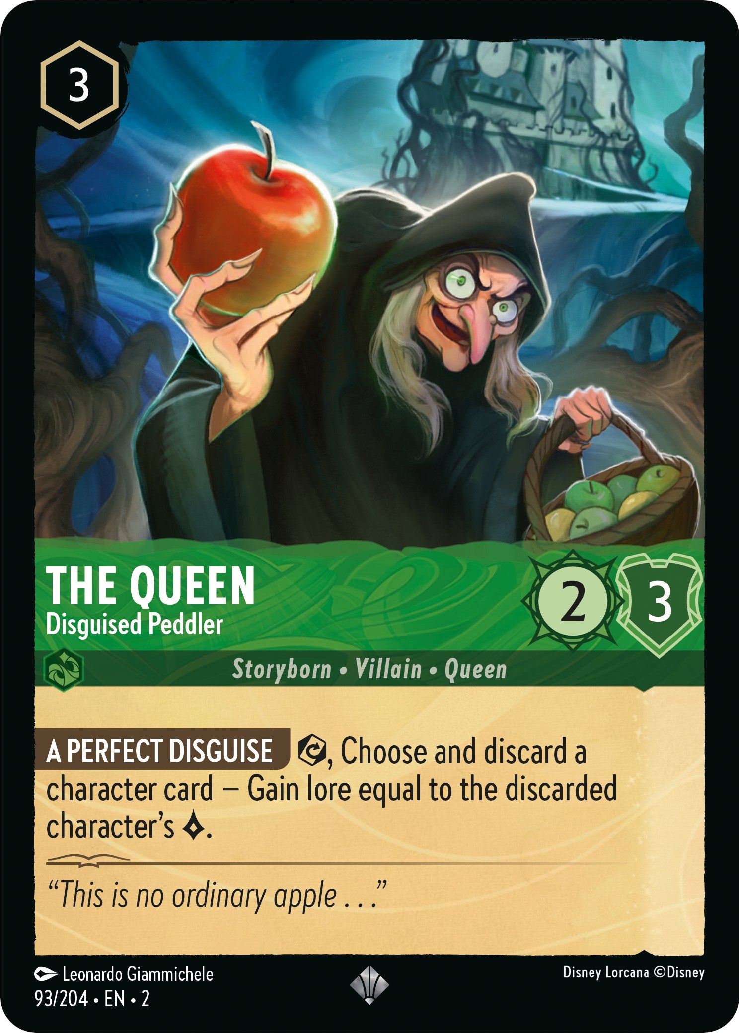 The Queen - Disguised Peddler (93/204) [Rise of the Floodborn] | I Want That Stuff Brandon