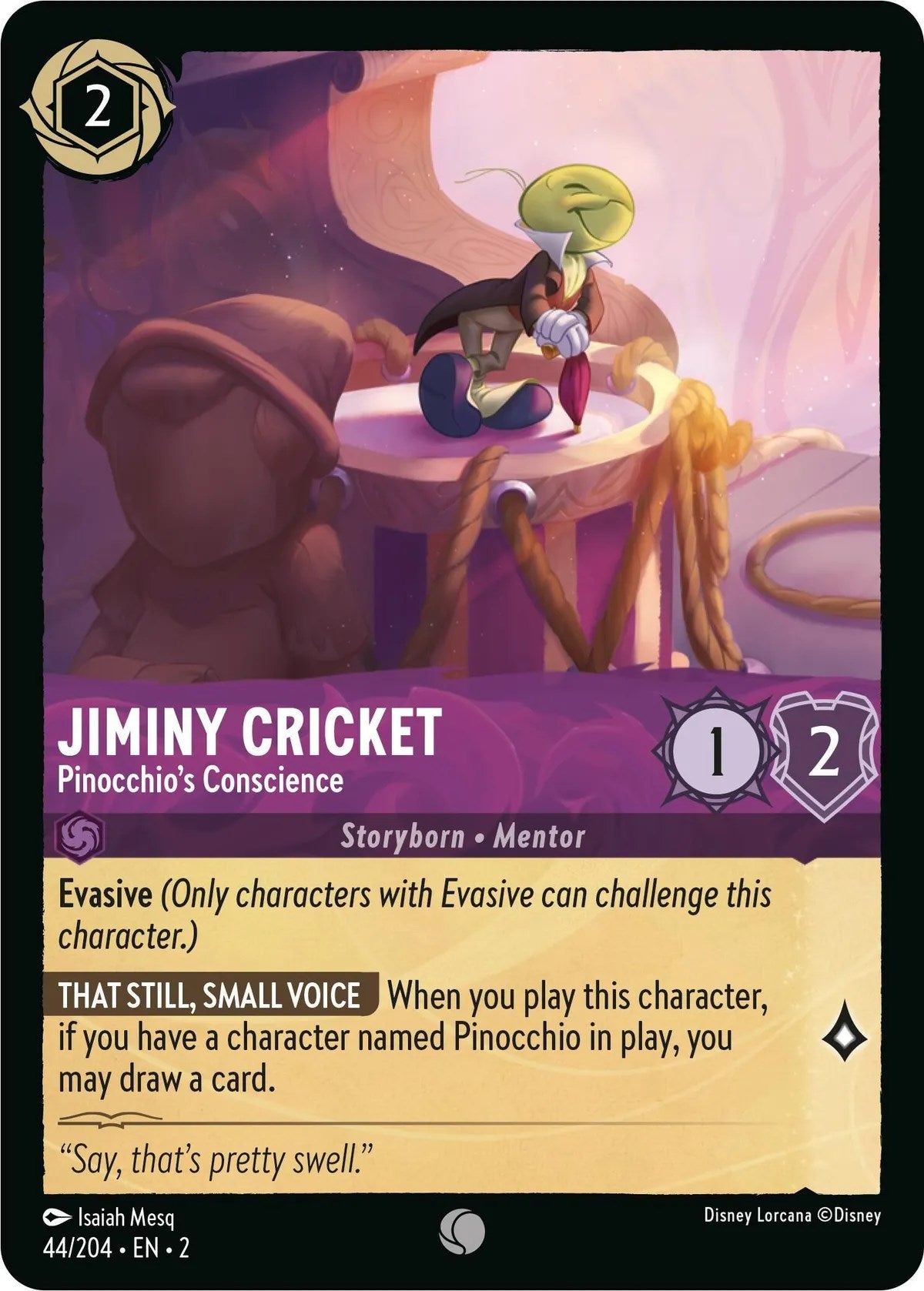 Jiminy Cricket - Pinocchio's Conscience (44/204) [Rise of the Floodborn] | I Want That Stuff Brandon