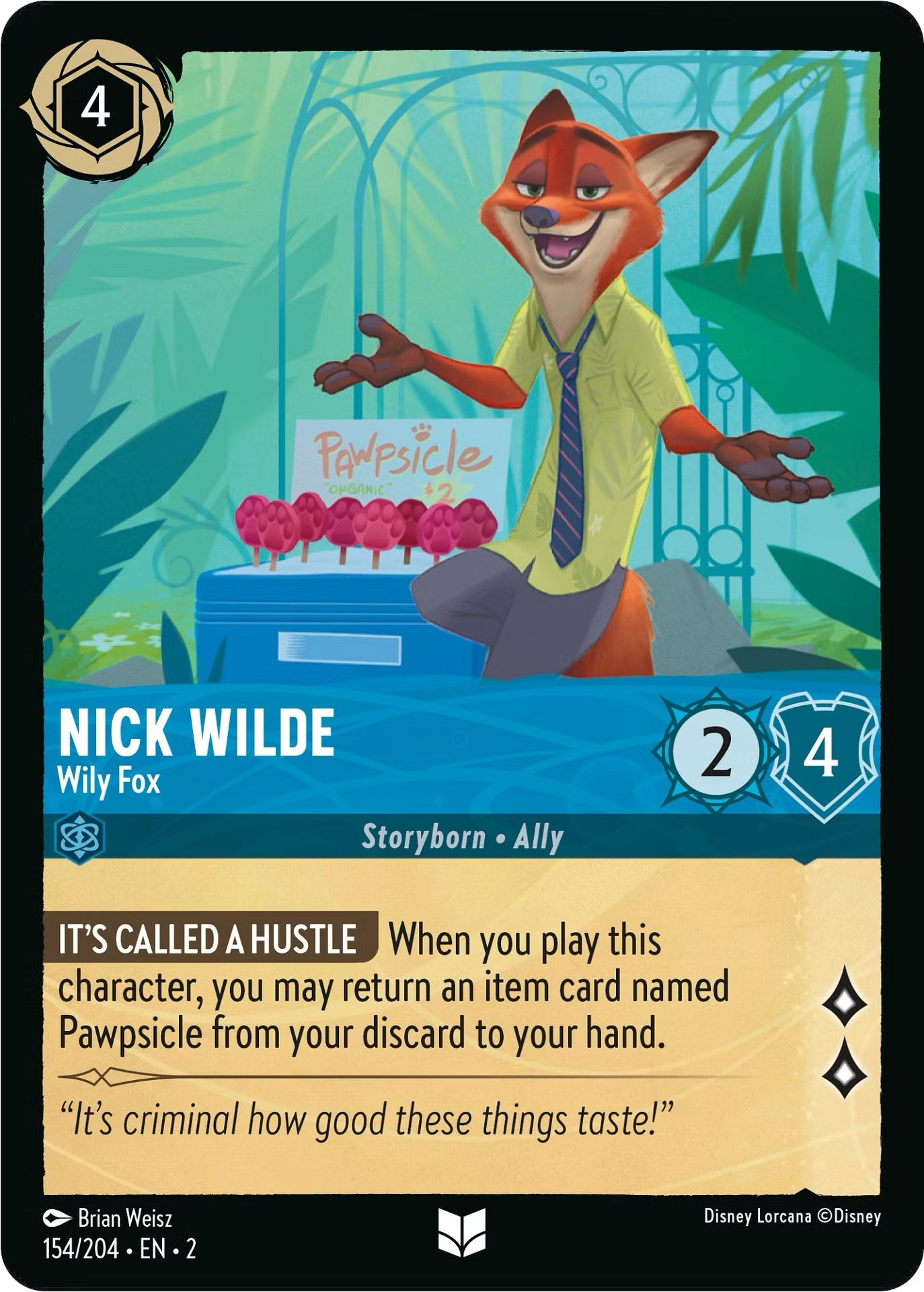 Nick Wilde - Wily Fox (154/204) [Rise of the Floodborn] | I Want That Stuff Brandon