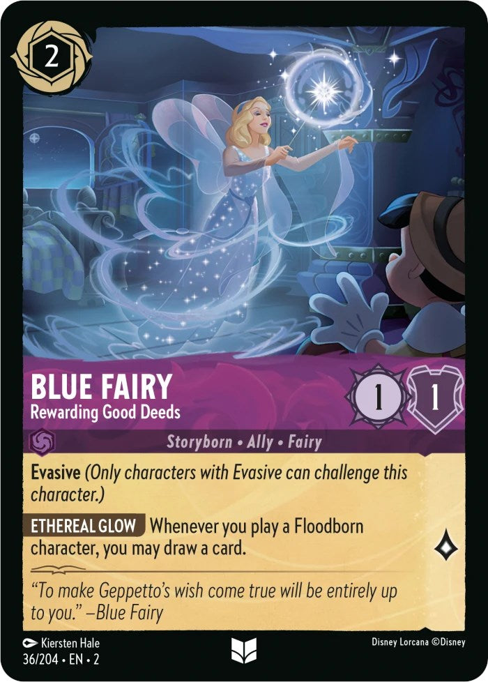 Blue Fairy - Rewarding Good Deeds (36/204) [Rise of the Floodborn] | I Want That Stuff Brandon