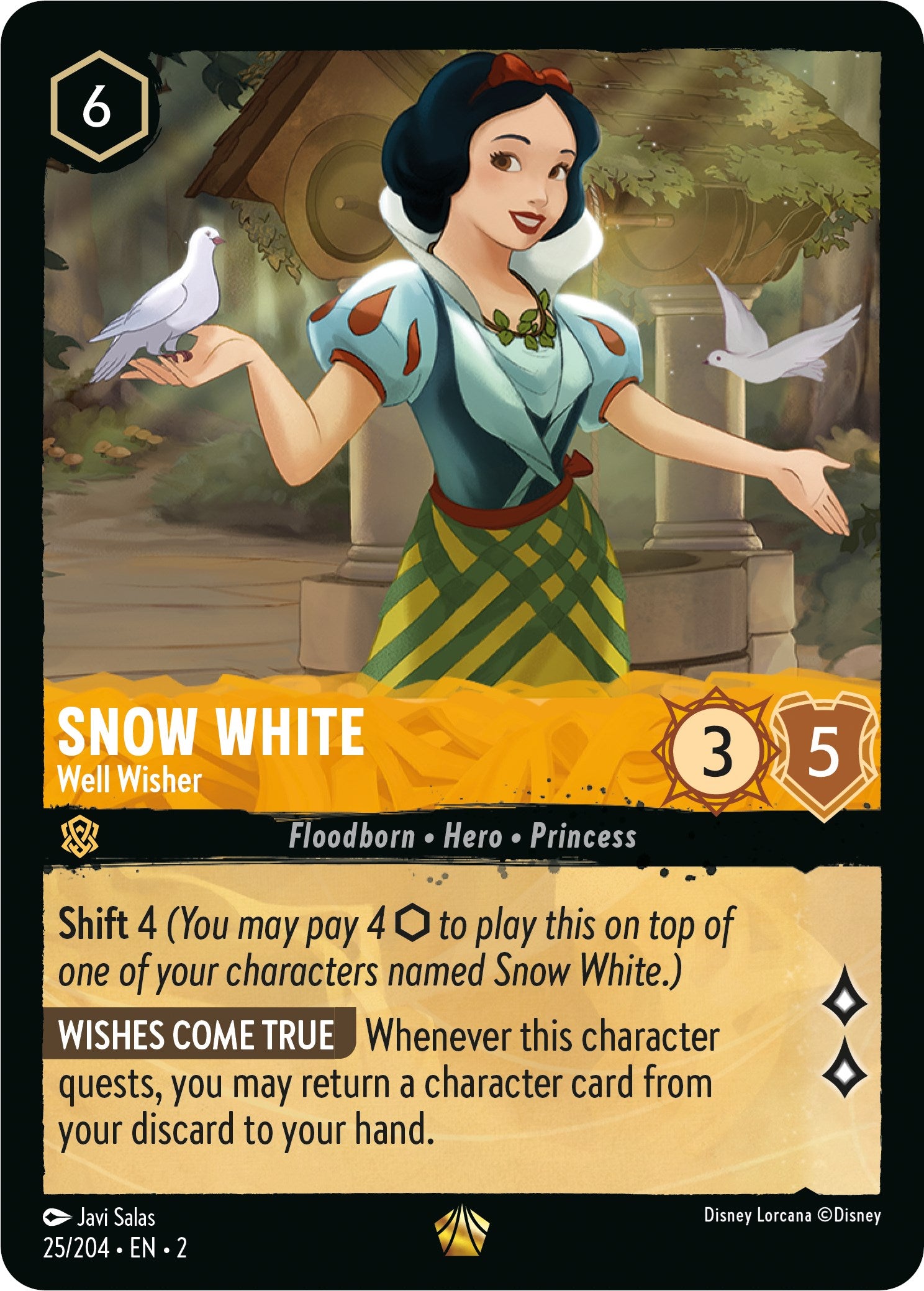 Snow White - Well Wisher (25/204) [Rise of the Floodborn] | I Want That Stuff Brandon