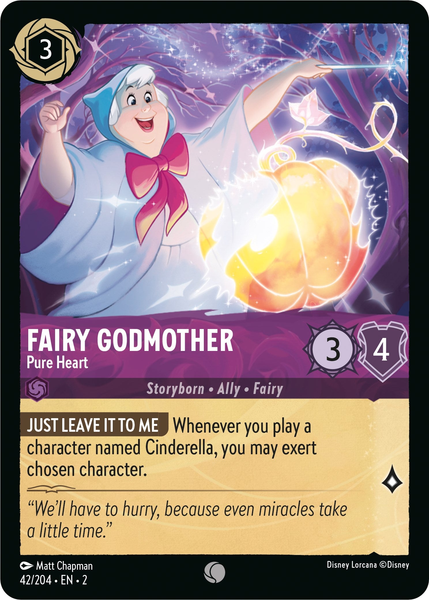 Fairy Godmother - Pure Heart (42/204) [Rise of the Floodborn] | I Want That Stuff Brandon