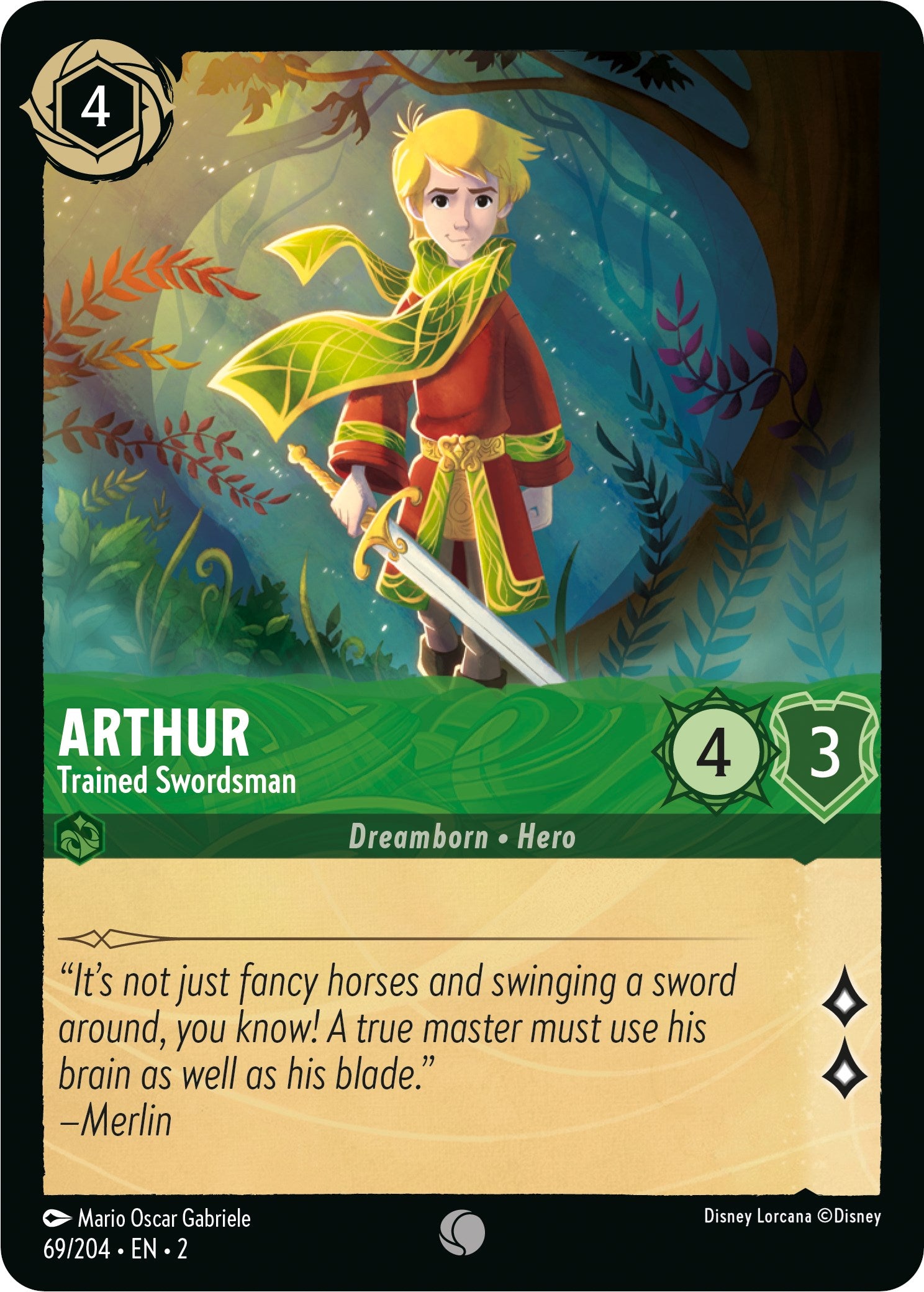 Arthur - Trained Swordsman (69/204) [Rise of the Floodborn] | I Want That Stuff Brandon