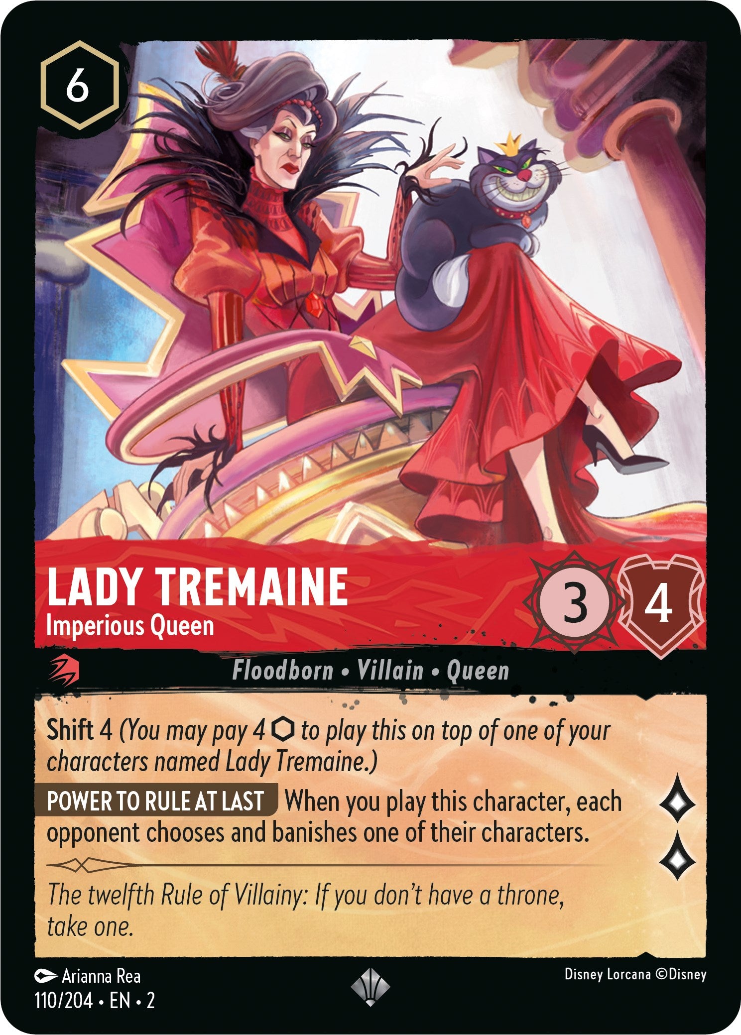 Lady Tremaine - Imperious Queen (110/204) [Rise of the Floodborn] | I Want That Stuff Brandon
