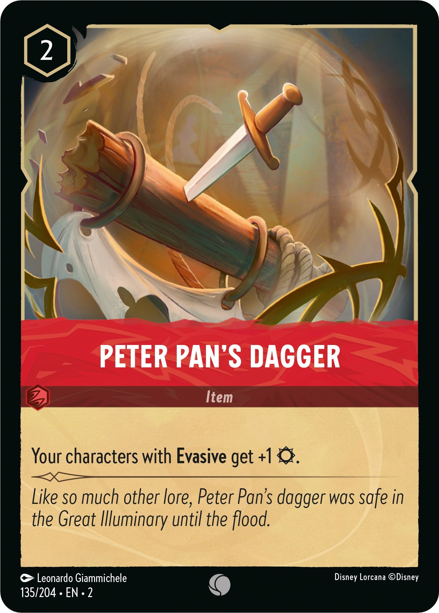 Peter Pan's Dagger (135/204) [Rise of the Floodborn] | I Want That Stuff Brandon