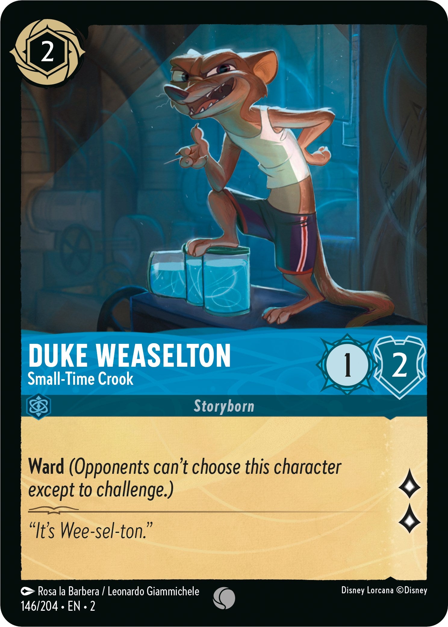 Duke Weaselton - Small-Time Crook (146/204) [Rise of the Floodborn] | I Want That Stuff Brandon
