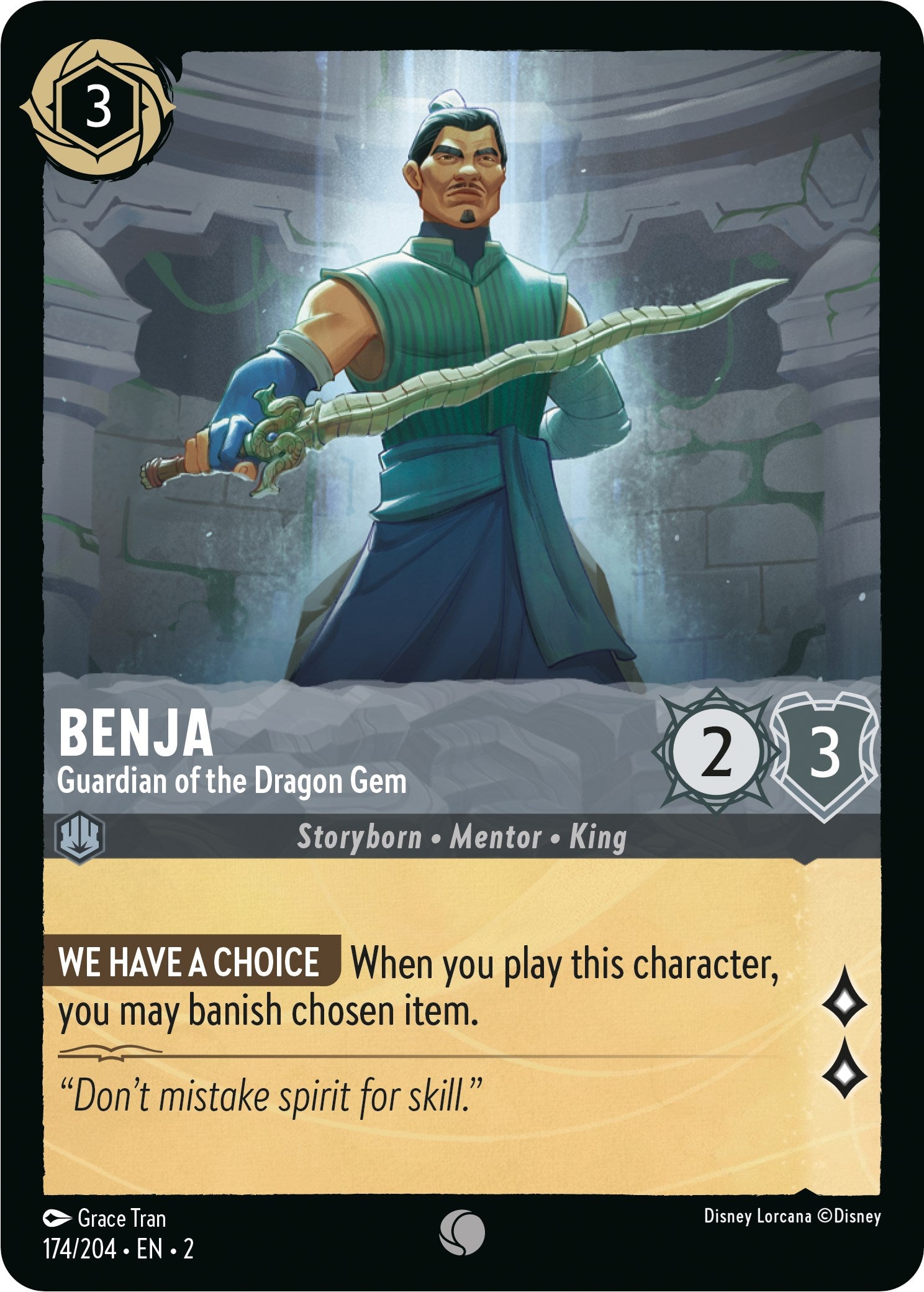 Benja - Guardian of the Dragon Gem (174/204) [Rise of the Floodborn] | I Want That Stuff Brandon