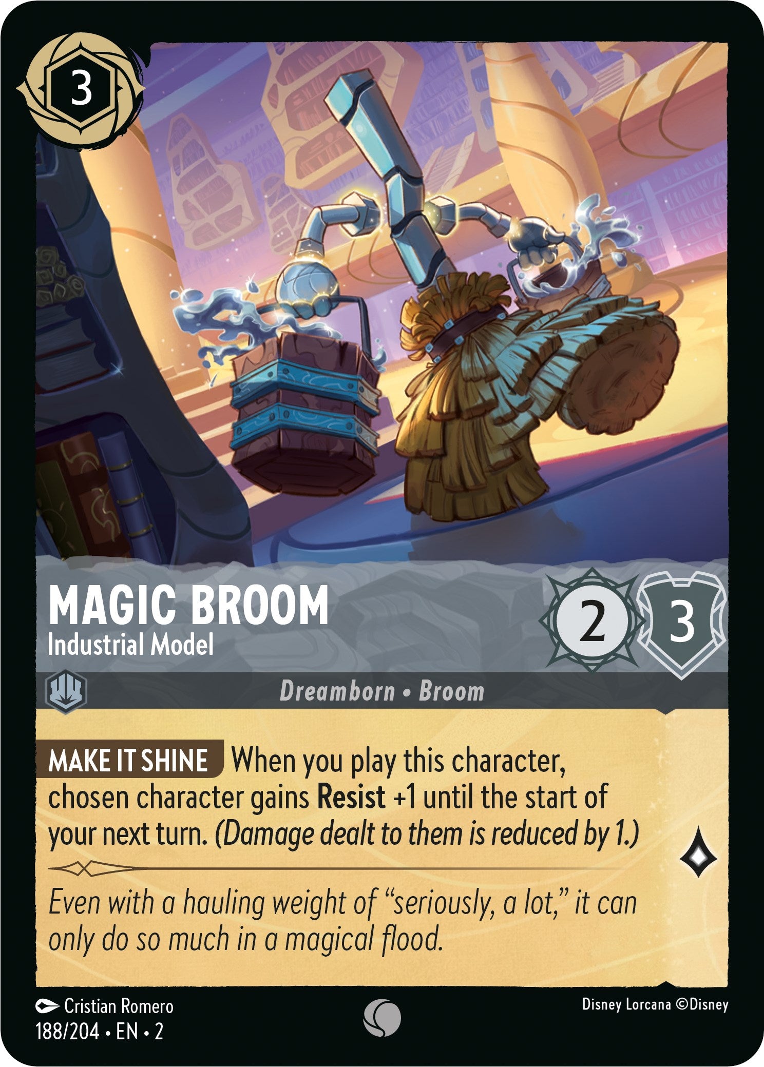 Magic Broom - Industrial Model (188/204) [Rise of the Floodborn] | I Want That Stuff Brandon
