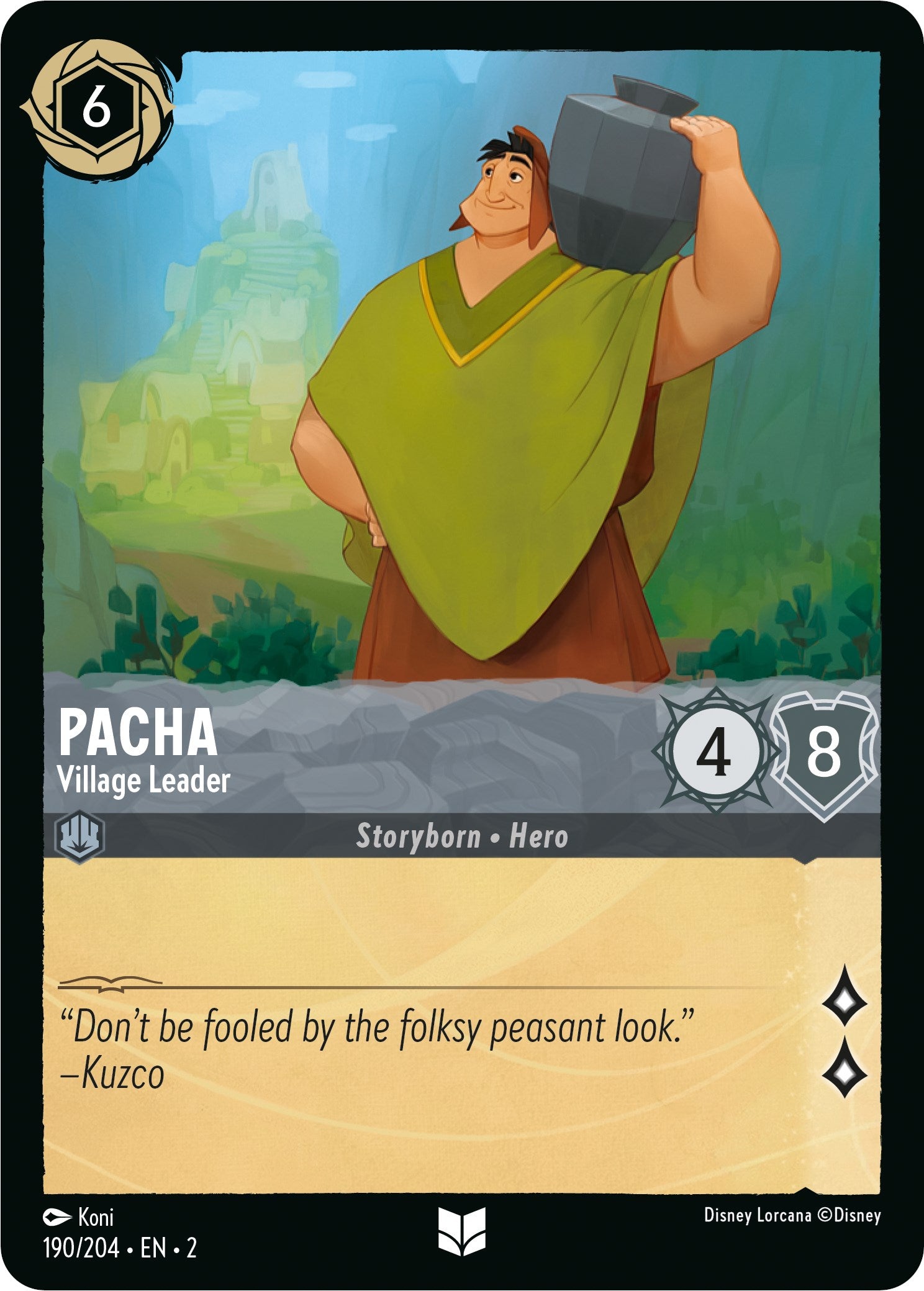 Pacha - Village Leader (190/204) [Rise of the Floodborn] | I Want That Stuff Brandon